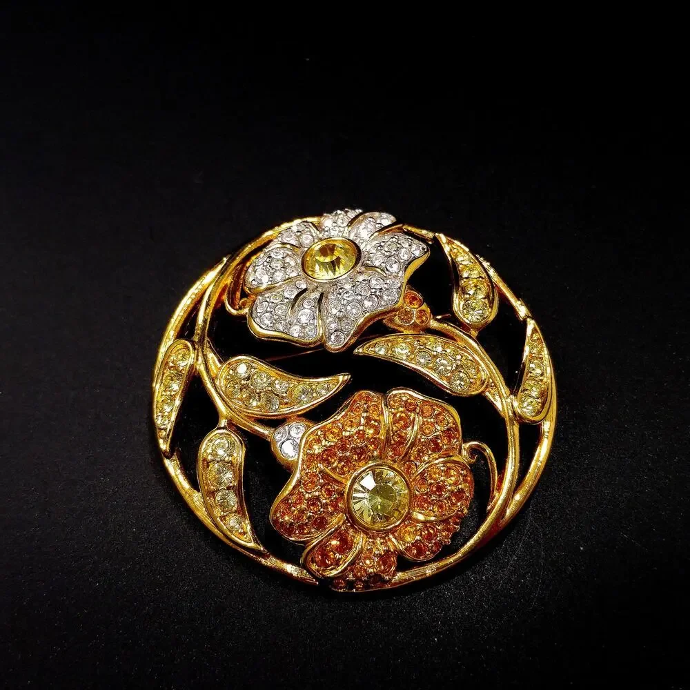 Swarovski Rhinestone Harmony Brooch, 